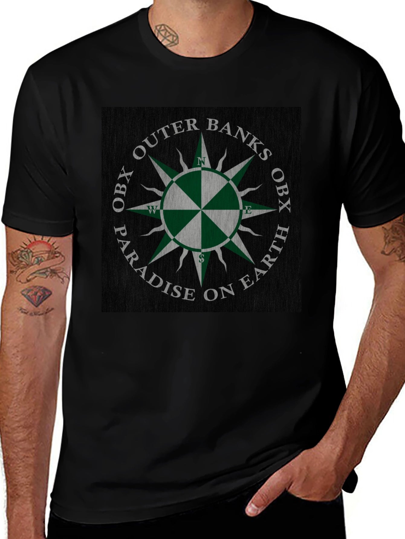 Outer Banks Paradise T-Shirt - OBX Compass Tee