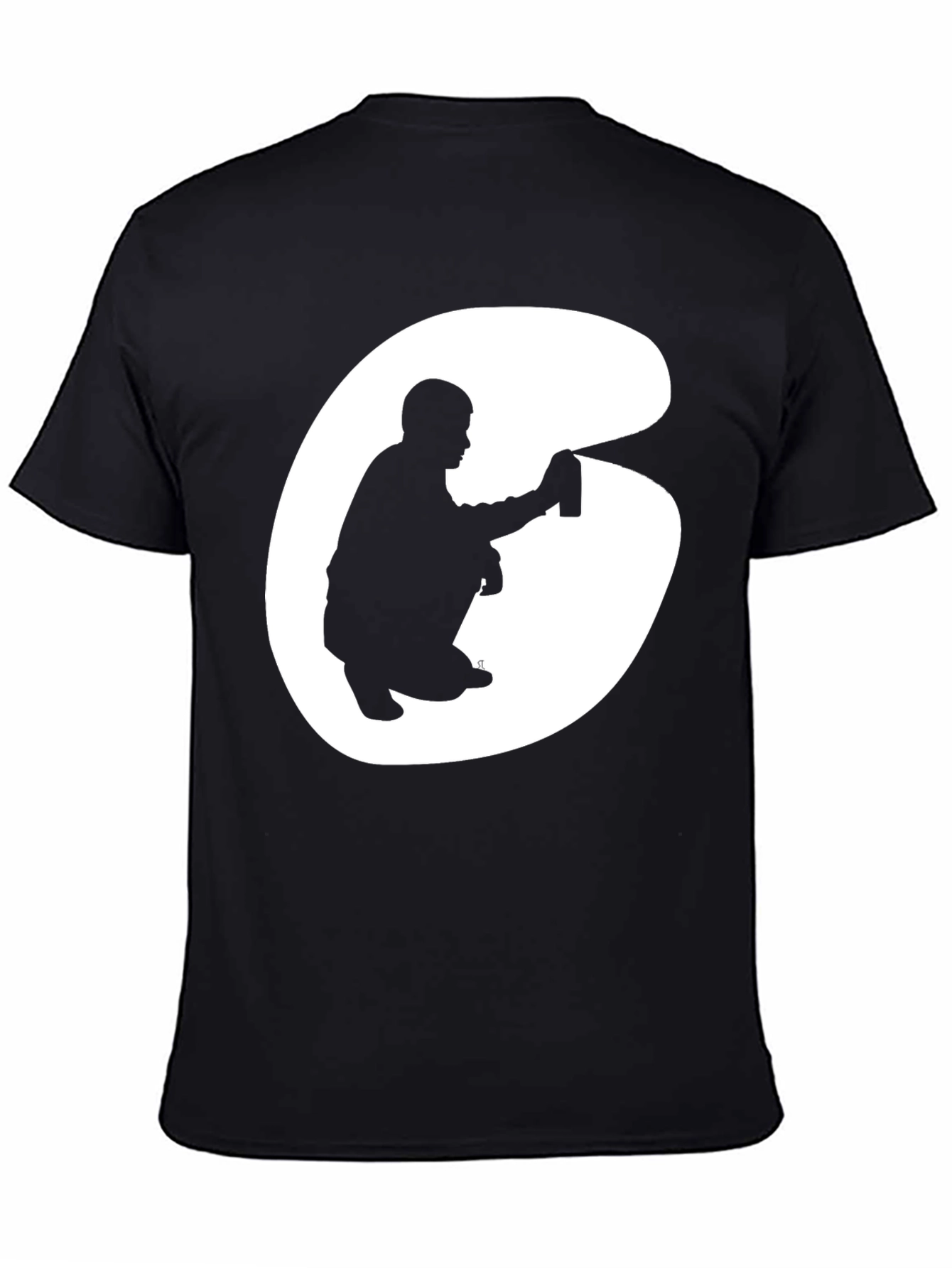Graffiti Artist Graphic Tee - Cool Black T-Shirt