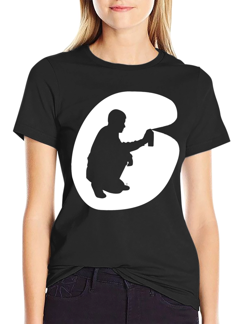 Graffiti Artist Graphic Tee - Cool Black T-Shirt
