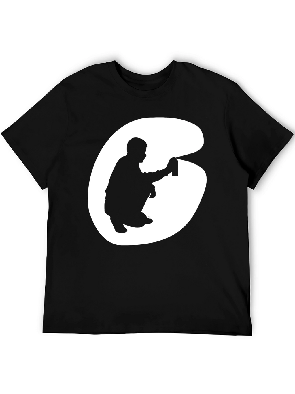 Graffiti Artist Graphic Tee - Cool Black T-Shirt