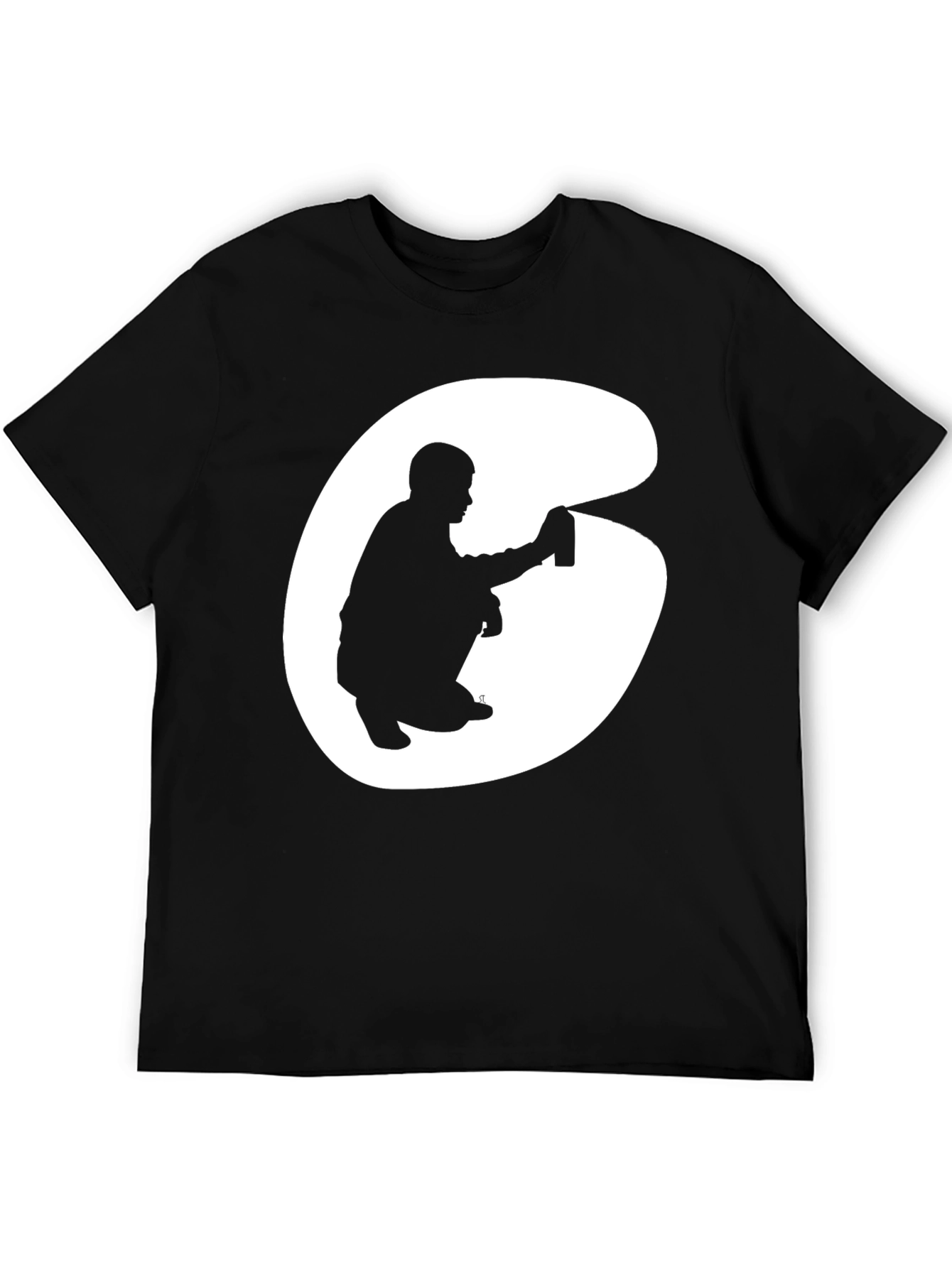 Graffiti Artist Graphic Tee - Cool Black T-Shirt