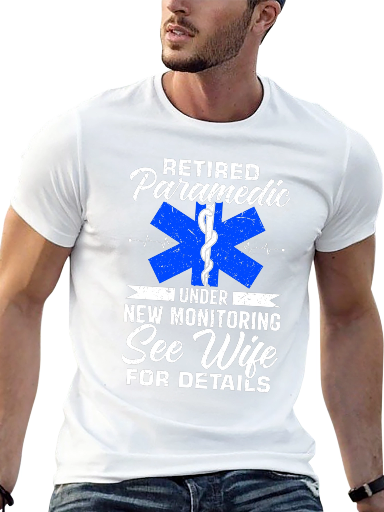 Retired Paramedic T-Shirt - New Monitoring