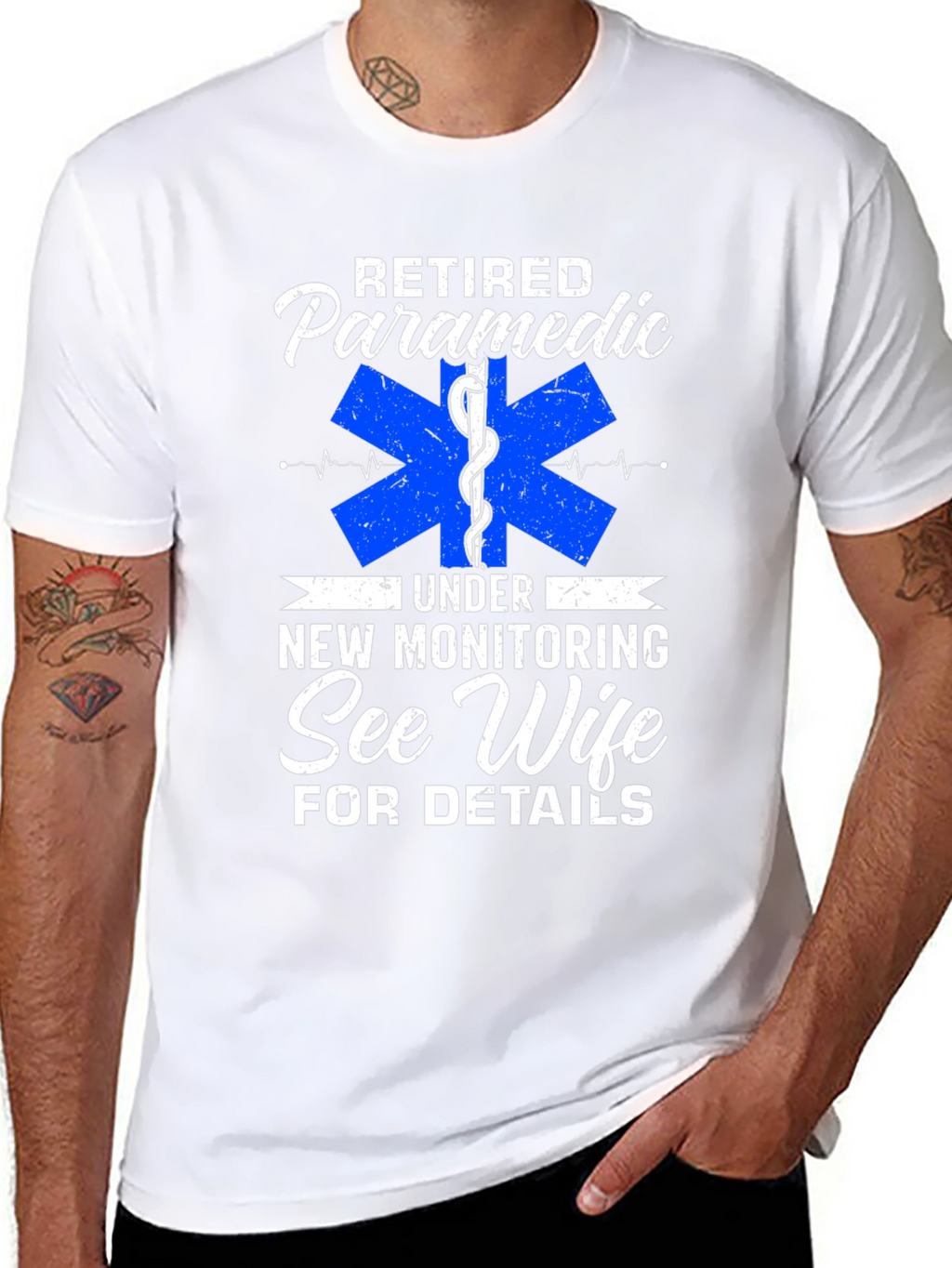 Retired Paramedic T-Shirt - New Monitoring
