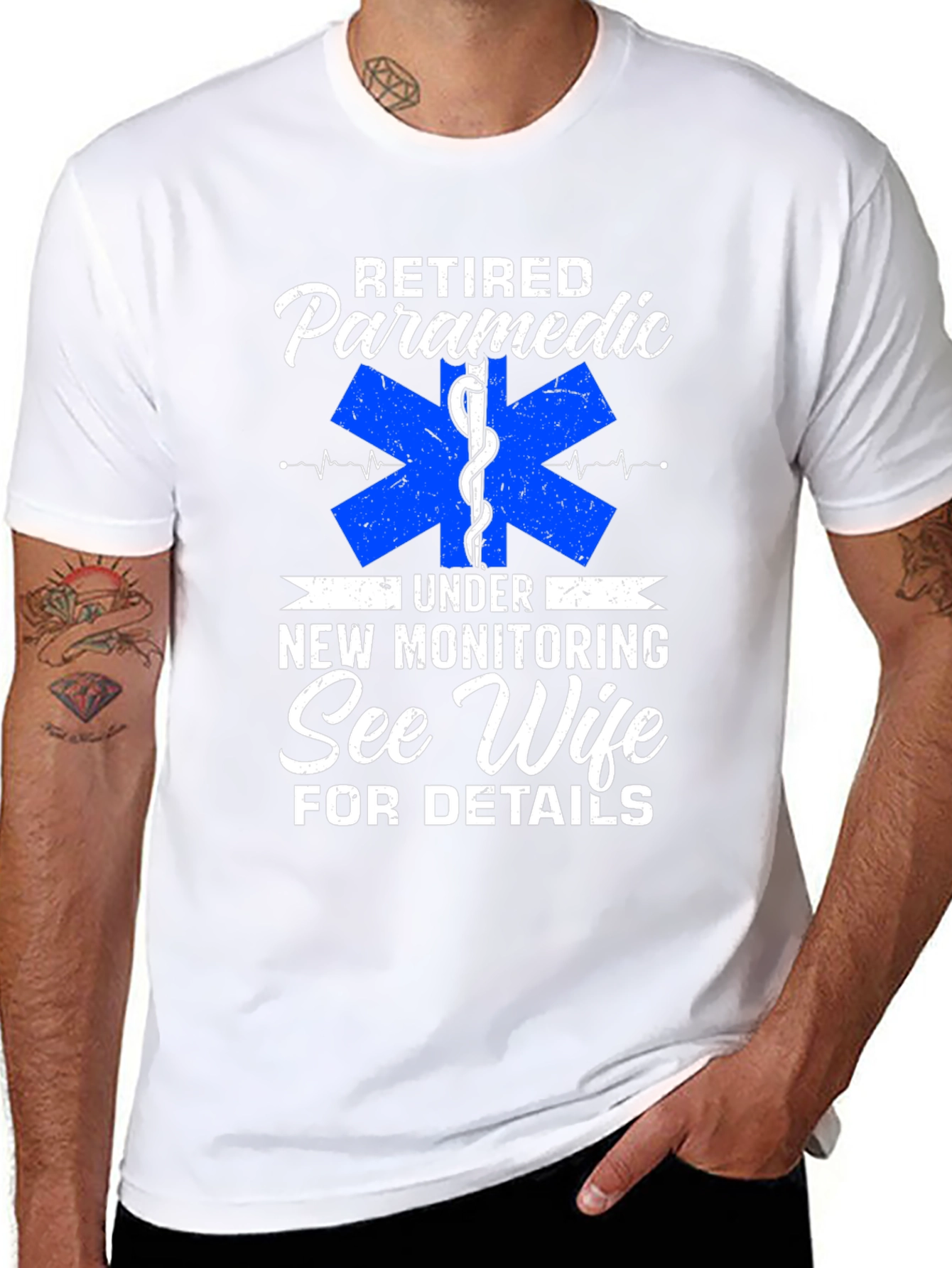 Retired Paramedic T-Shirt - New Monitoring