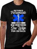 Retired Paramedic T-Shirt - New Monitoring