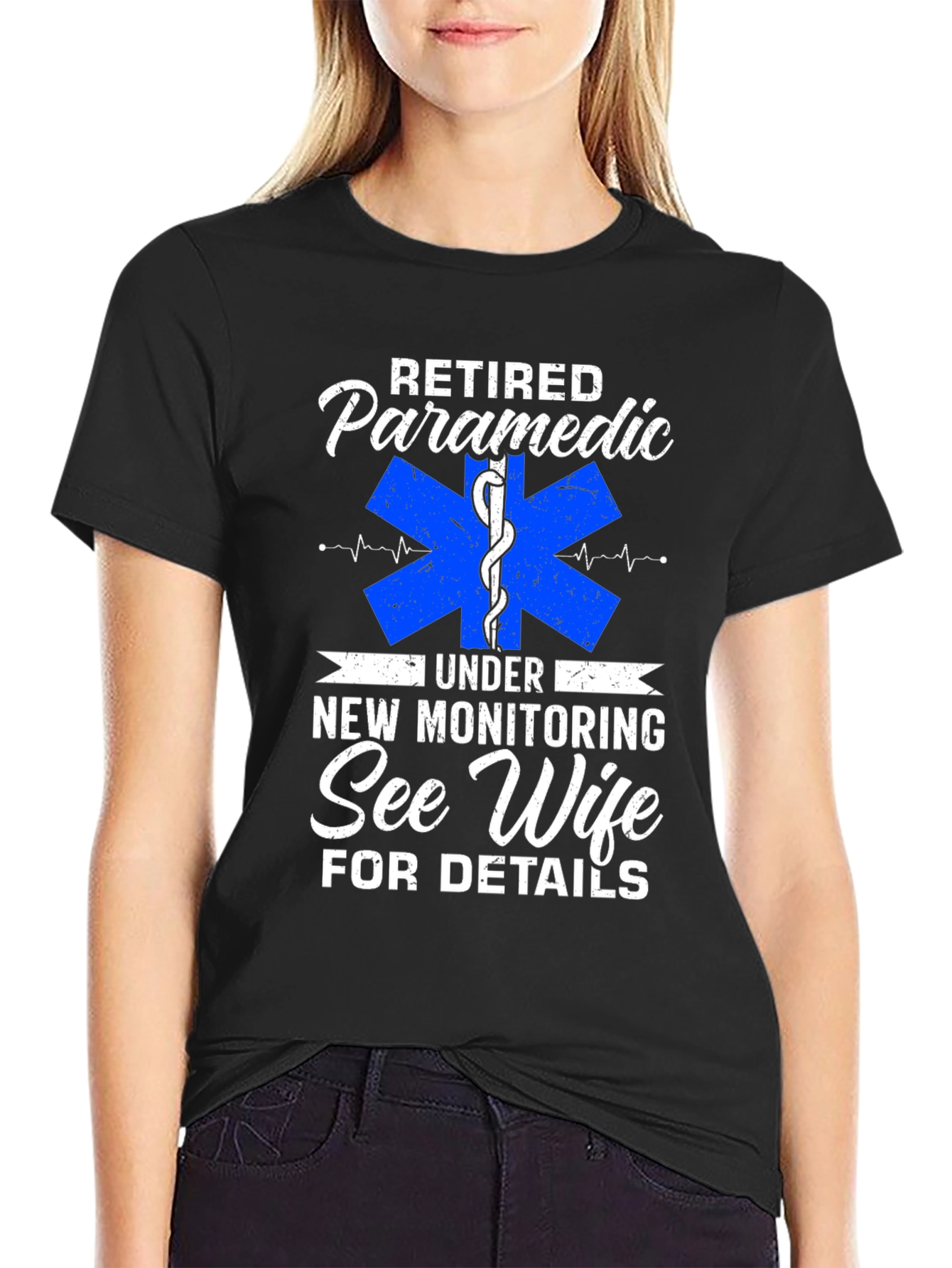 Retired Paramedic T-Shirt - New Monitoring
