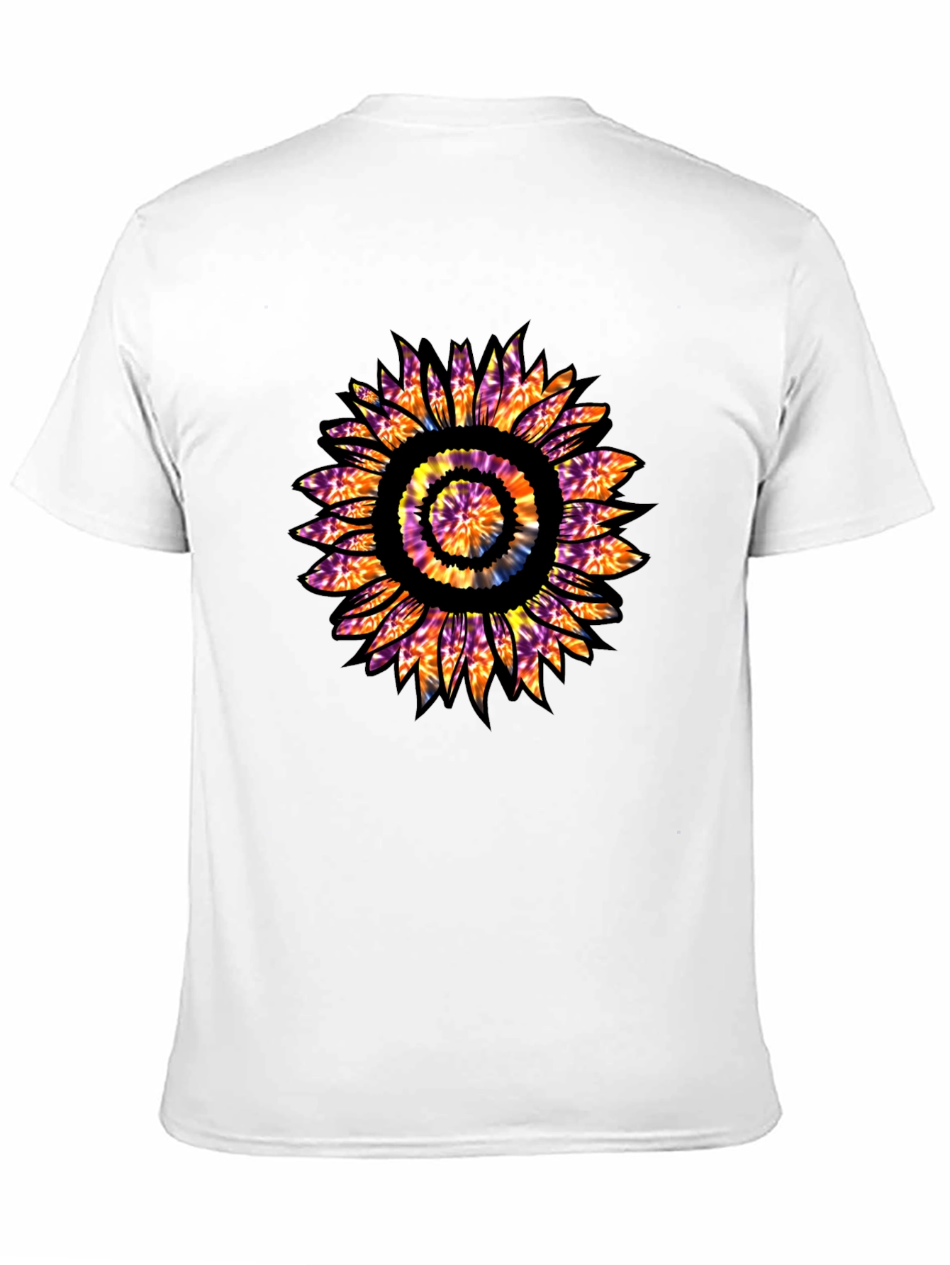 Tie Dye Sunflower Graphic T-Shirt