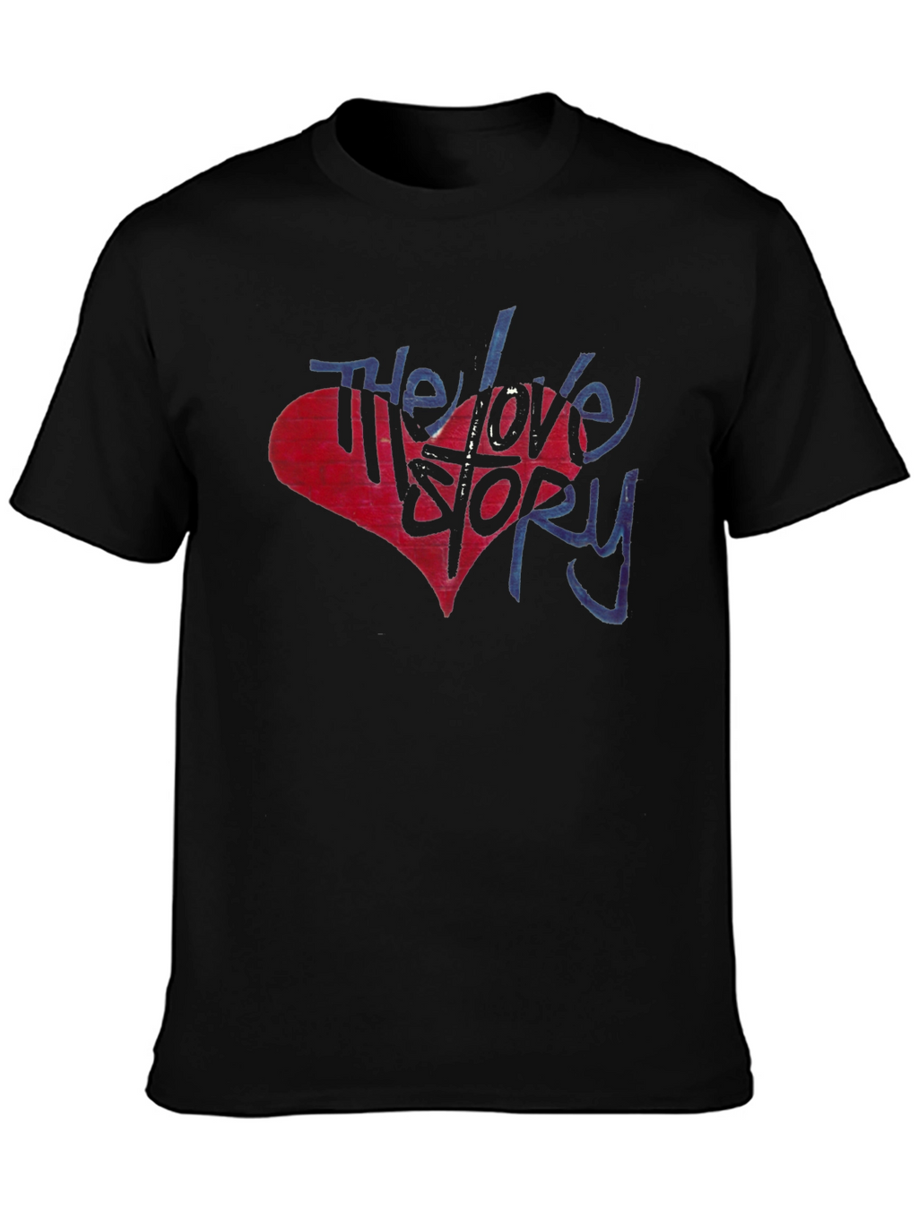 The Love Story Graphic T-Shirt - Black