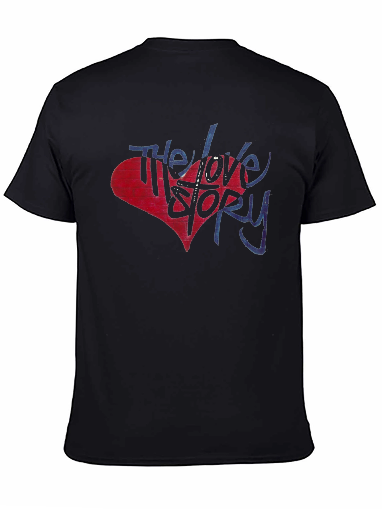 The Love Story Graphic T-Shirt - Black