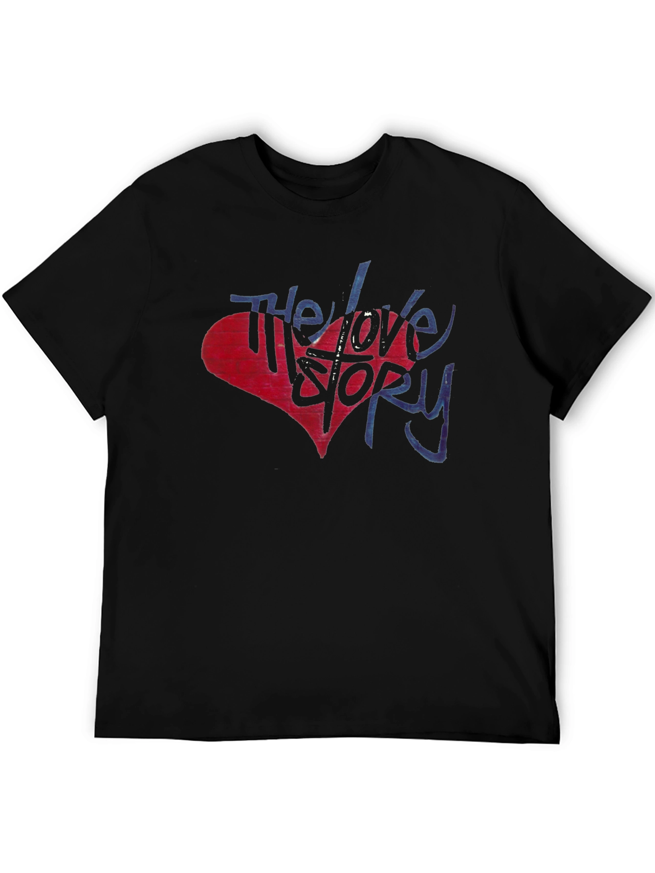 The Love Story Graphic T-Shirt - Black