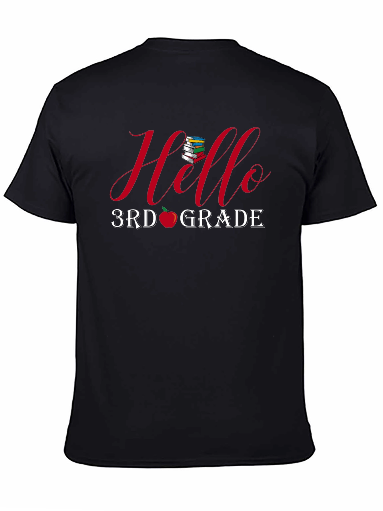 Hello 3rd Grade T-Shirt Back to School Teacher Student Tee