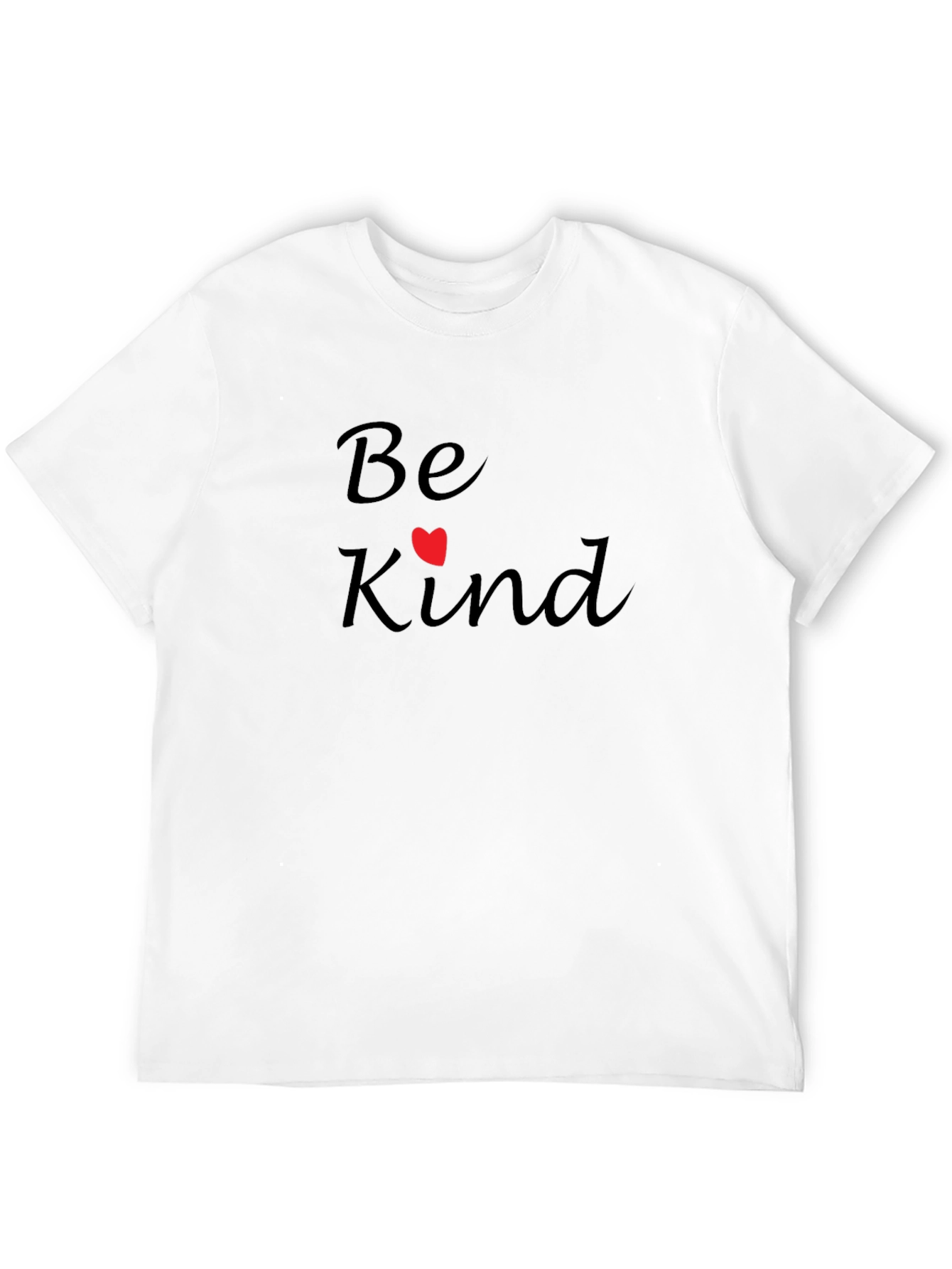Be Kind T-Shirt - Black Crew Neck