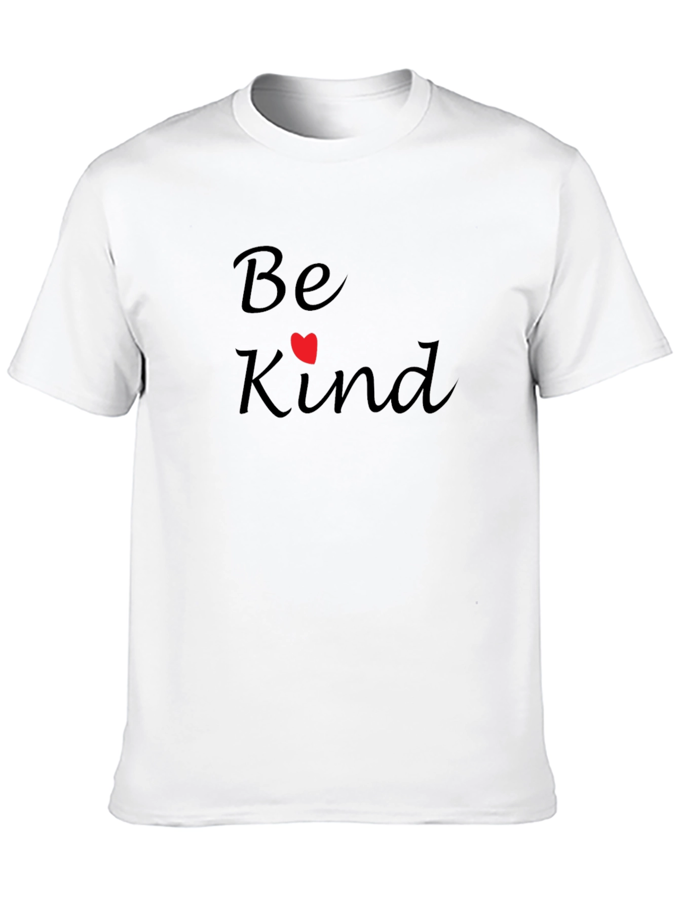 Be Kind T-Shirt - Black Crew Neck