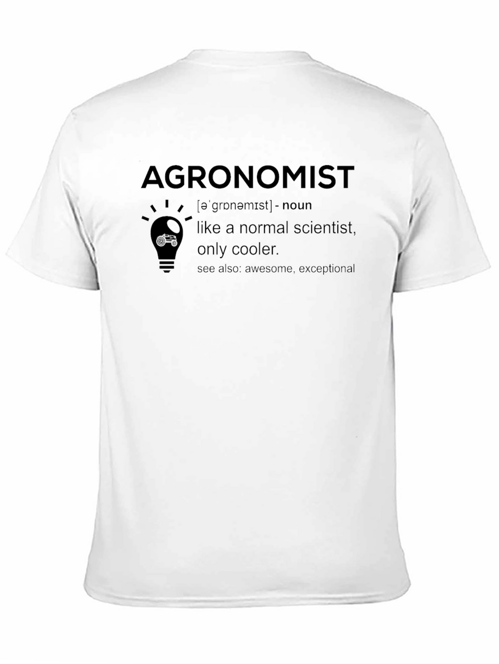Agronomist Definition T-Shirt - Cool Scientist Tee