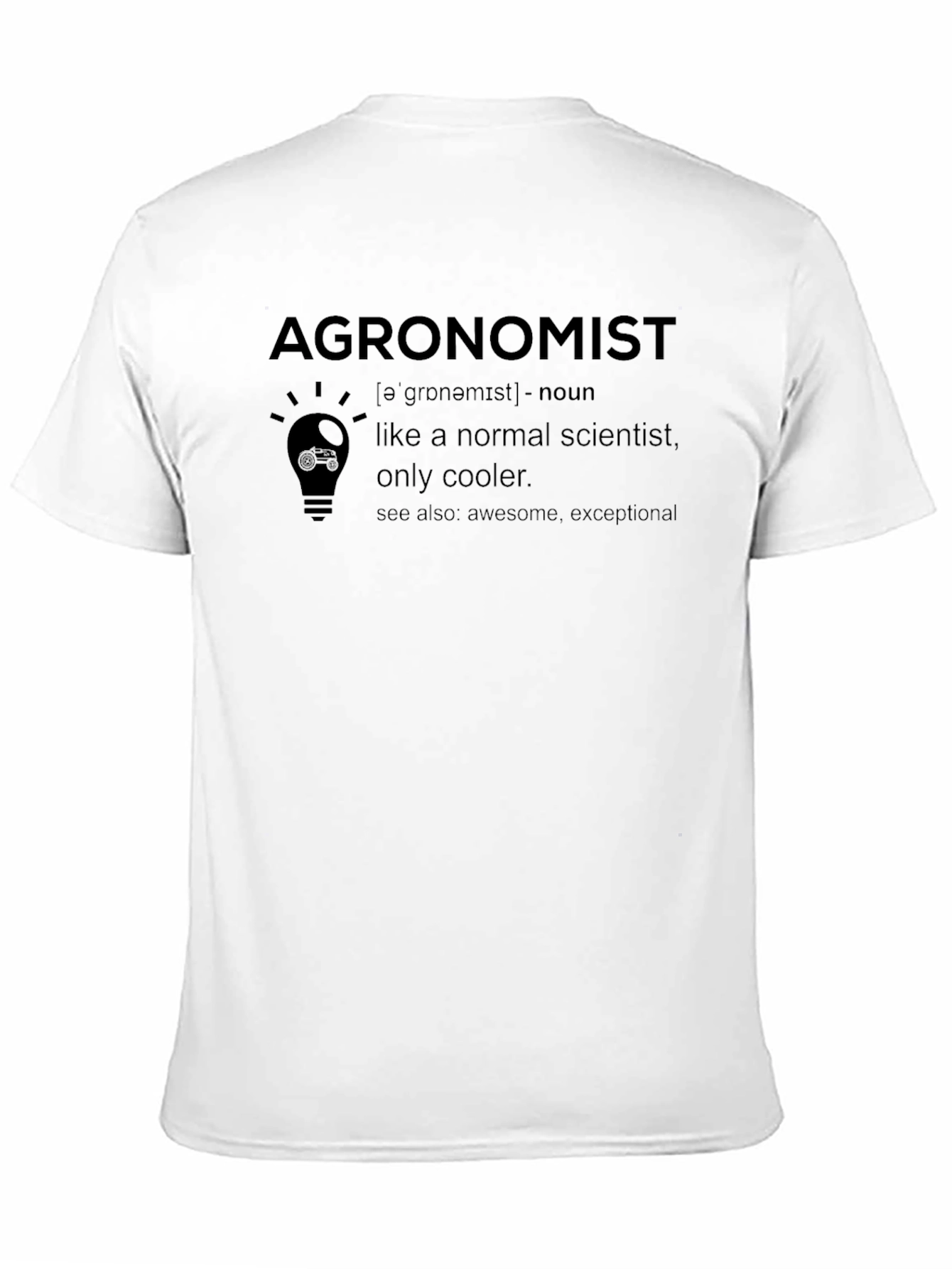 Agronomist Definition T-Shirt - Cool Scientist Tee