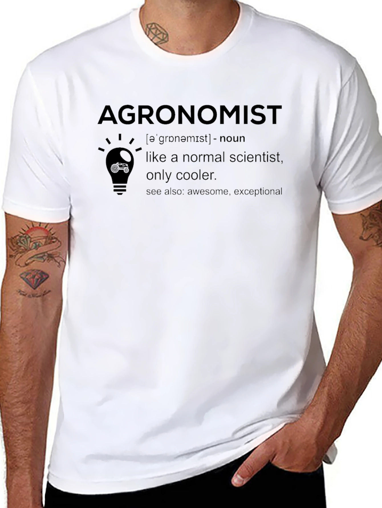 Agronomist Definition T-Shirt - Cool Scientist Tee