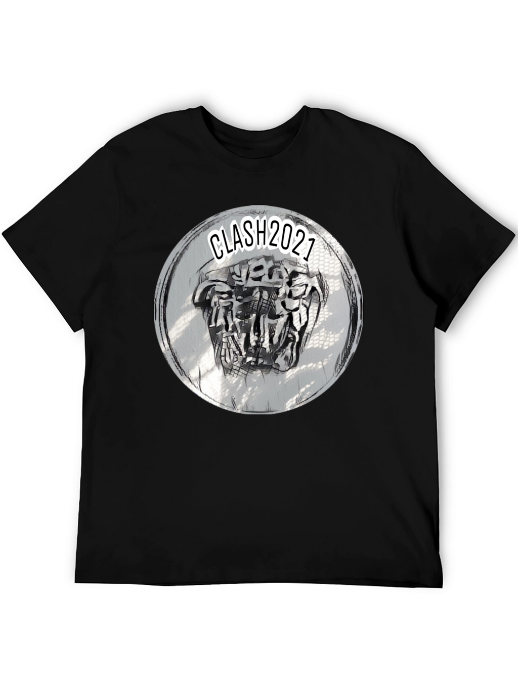 Clash 2021 Graphic Tee - Black Crew Neck T-Shirt