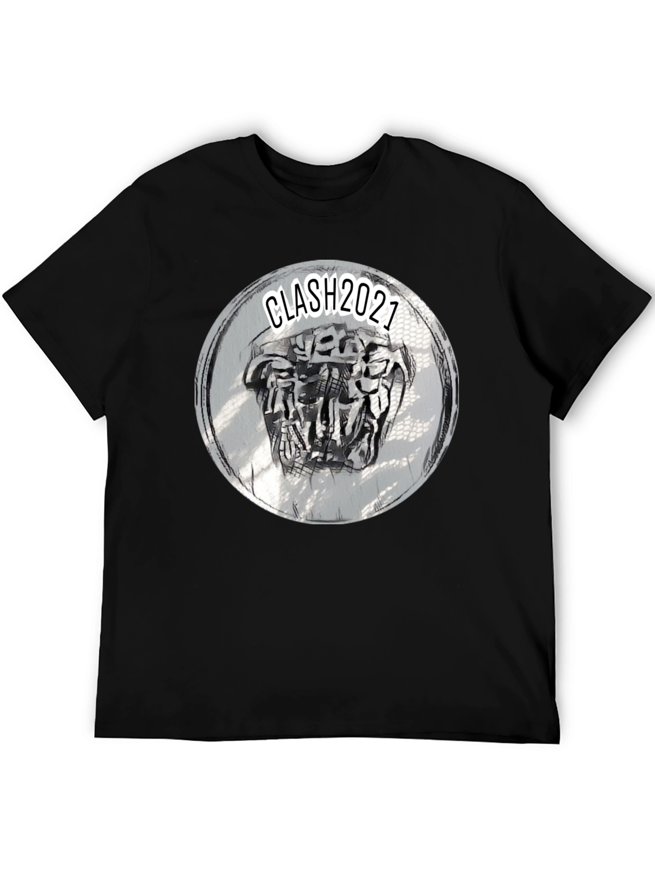 Clash 2021 Graphic Tee - Black Crew Neck T-Shirt