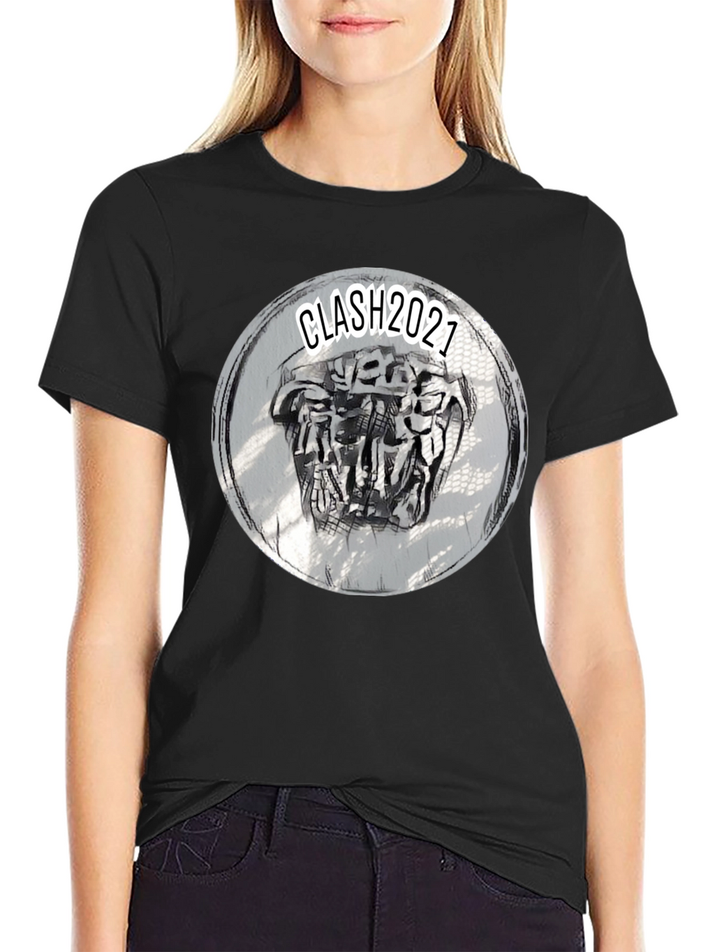 Clash 2021 Graphic Tee - Black Crew Neck T-Shirt