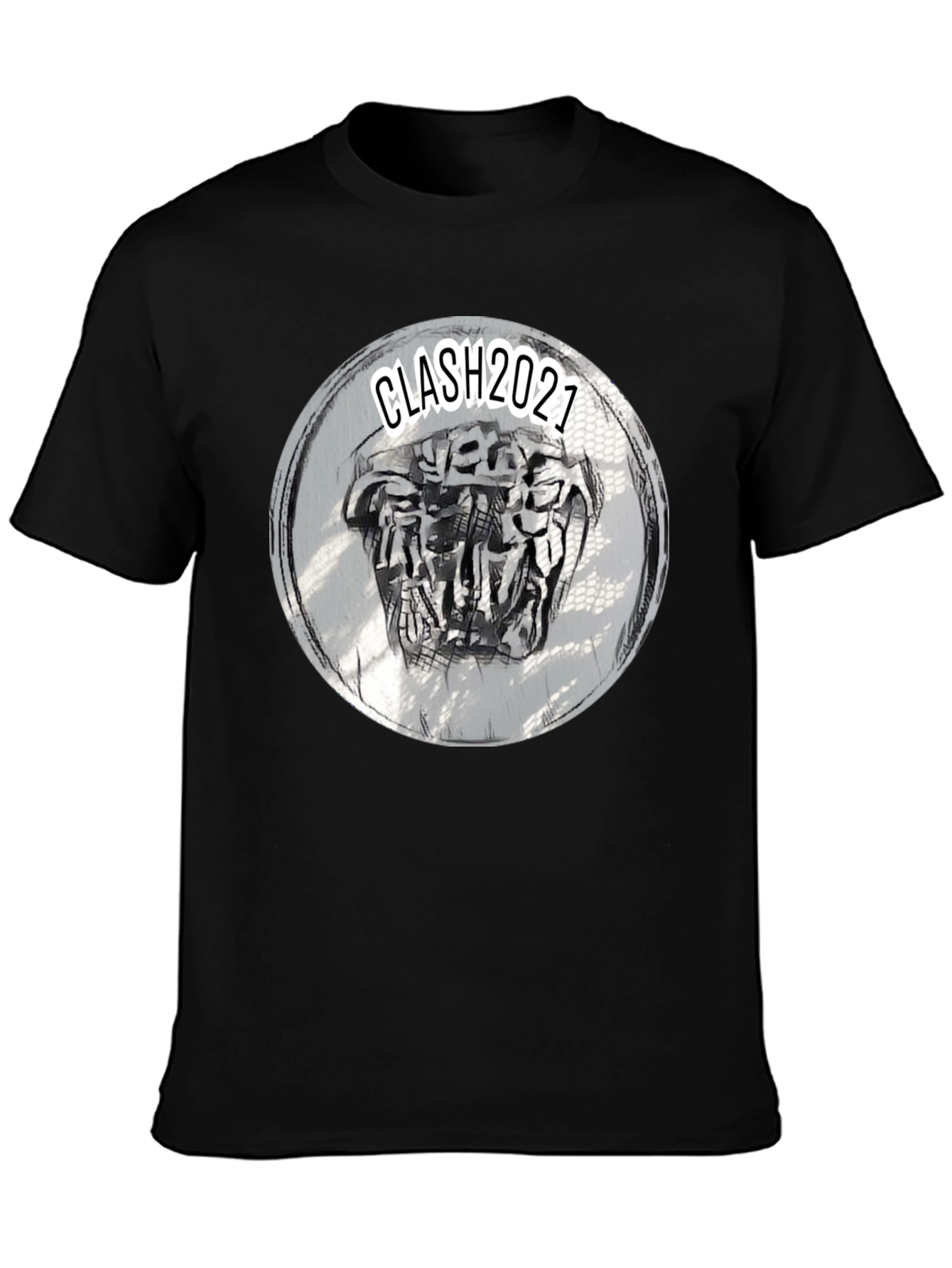 Clash 2021 Graphic Tee - Black Crew Neck T-Shirt