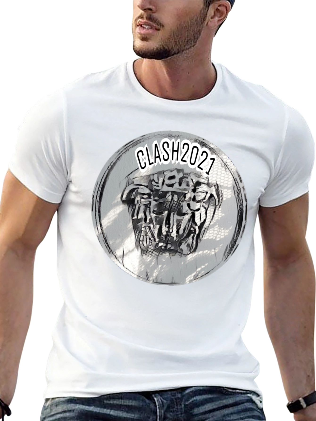 Clash 2021 Graphic Tee - Black Crew Neck T-Shirt