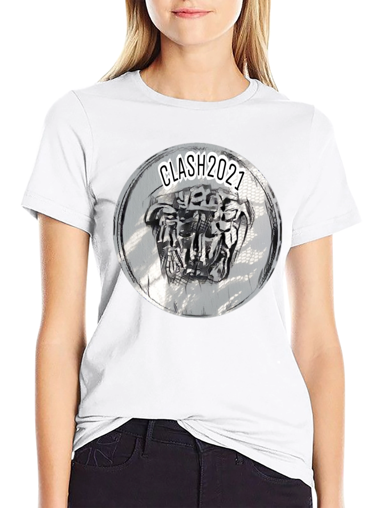 Clash 2021 Graphic Tee - Black Crew Neck T-Shirt