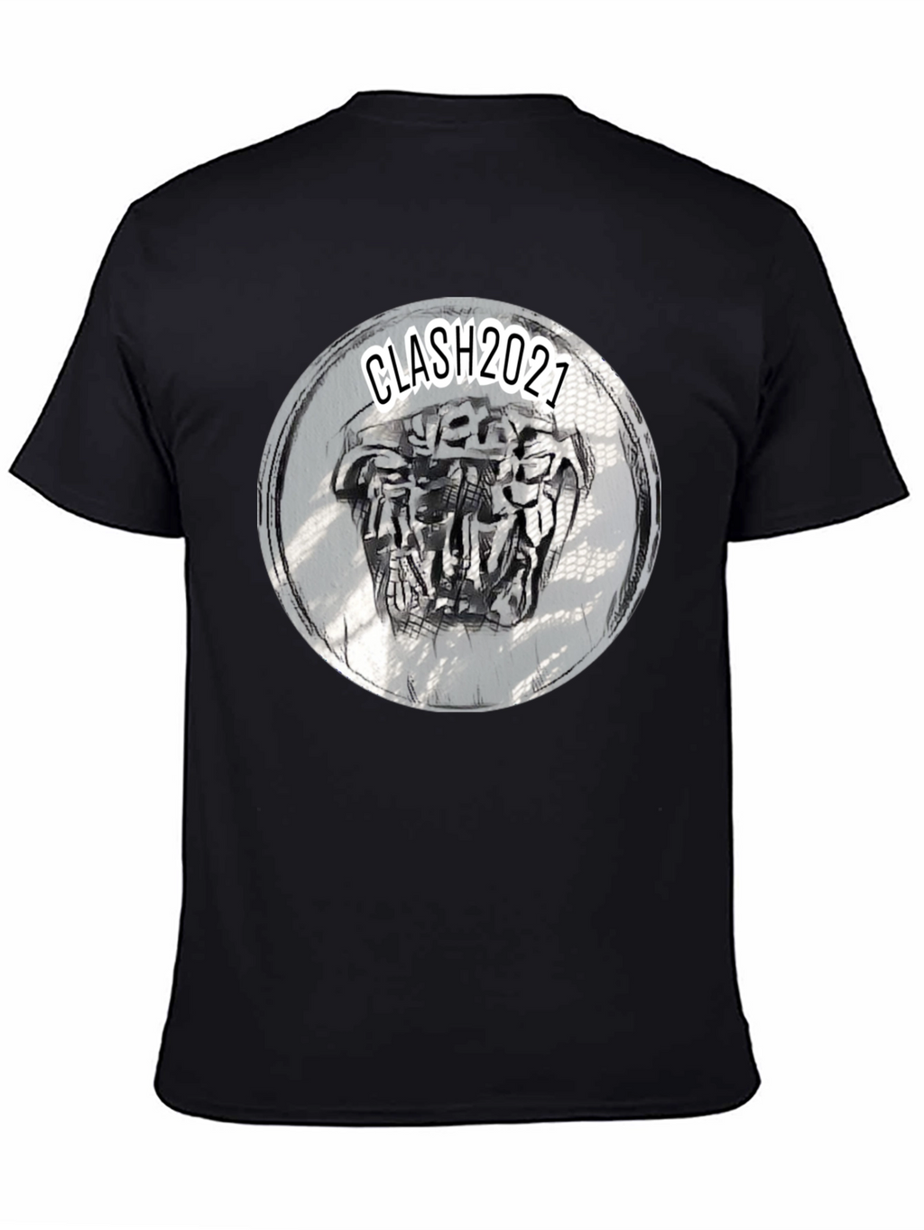 Clash 2021 Graphic Tee - Black Crew Neck T-Shirt