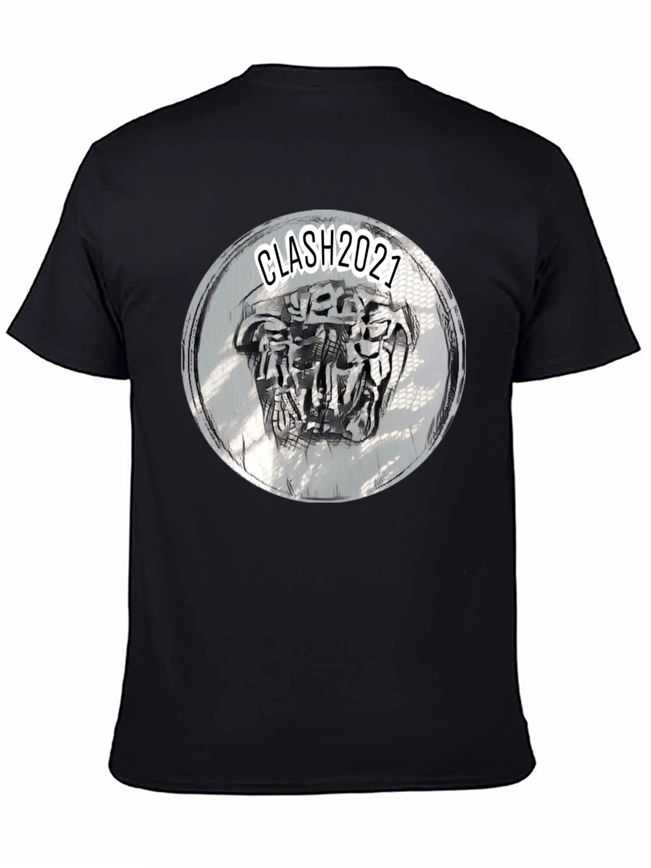 Clash 2021 Graphic Tee - Black Crew Neck T-Shirt