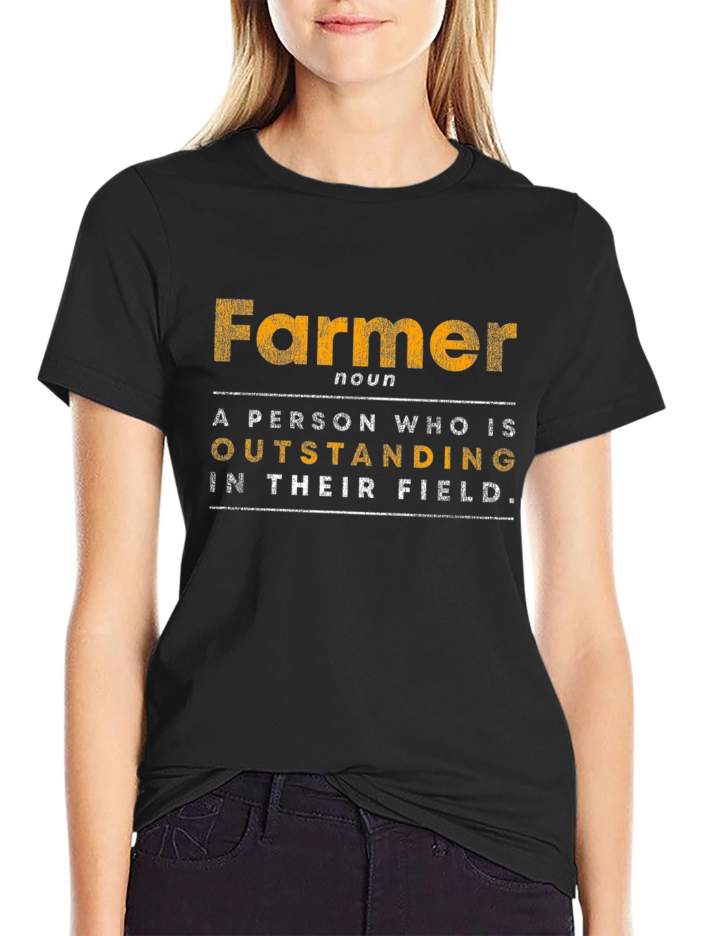 Farmer Definition Graphic Tee - Outstanding in Their Field