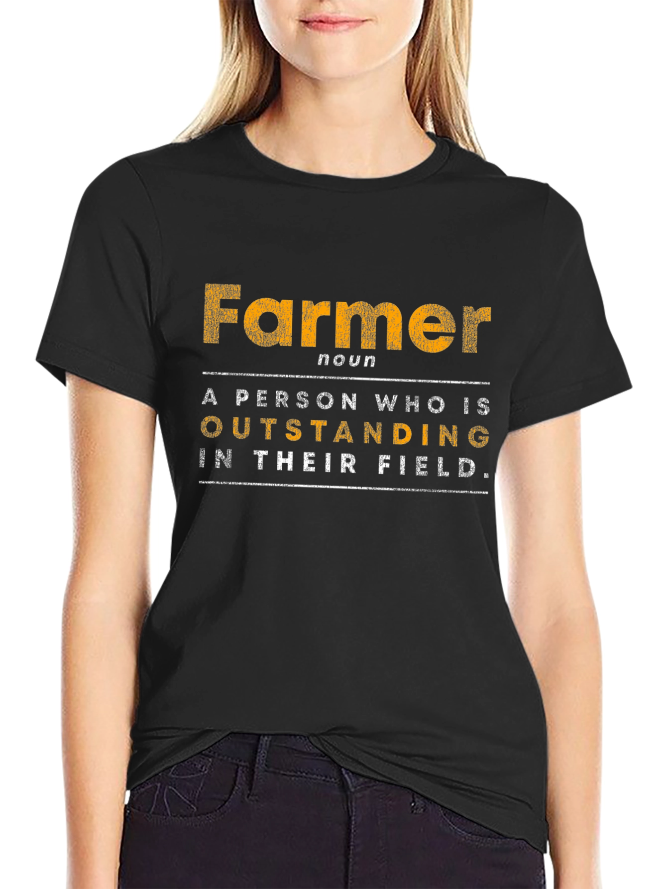 Farmer Definition Graphic Tee - Outstanding in Their Field