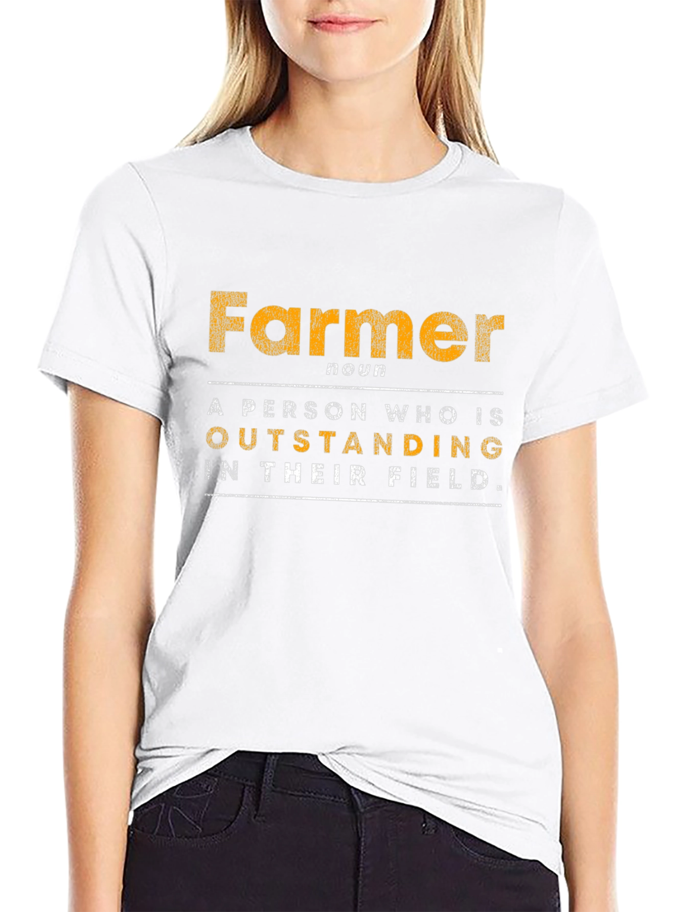 Farmer Definition Graphic Tee - Outstanding in Their Field