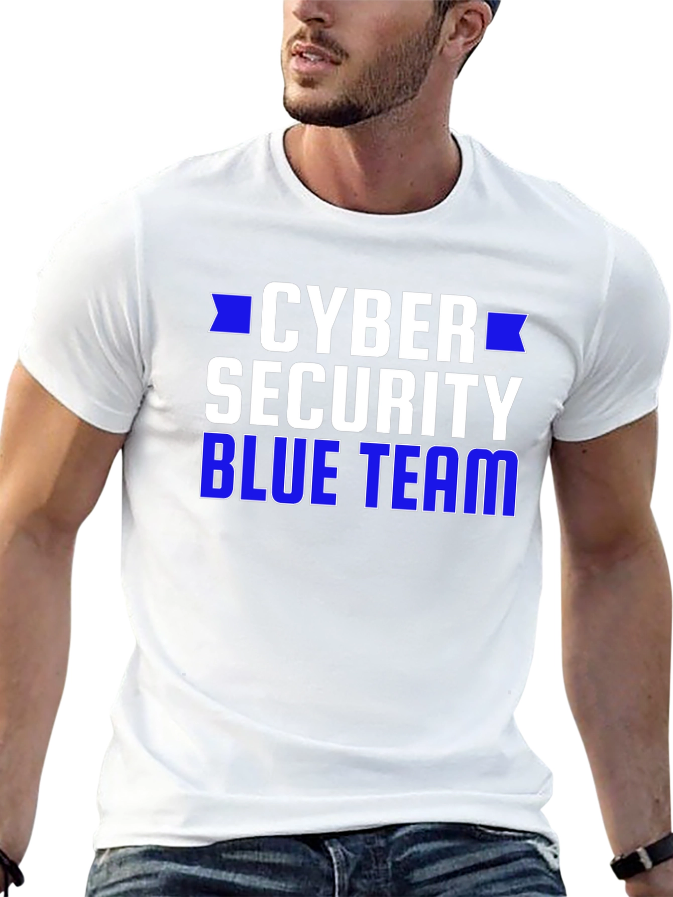 Cyber Security Blue Team Graphic T-Shirt