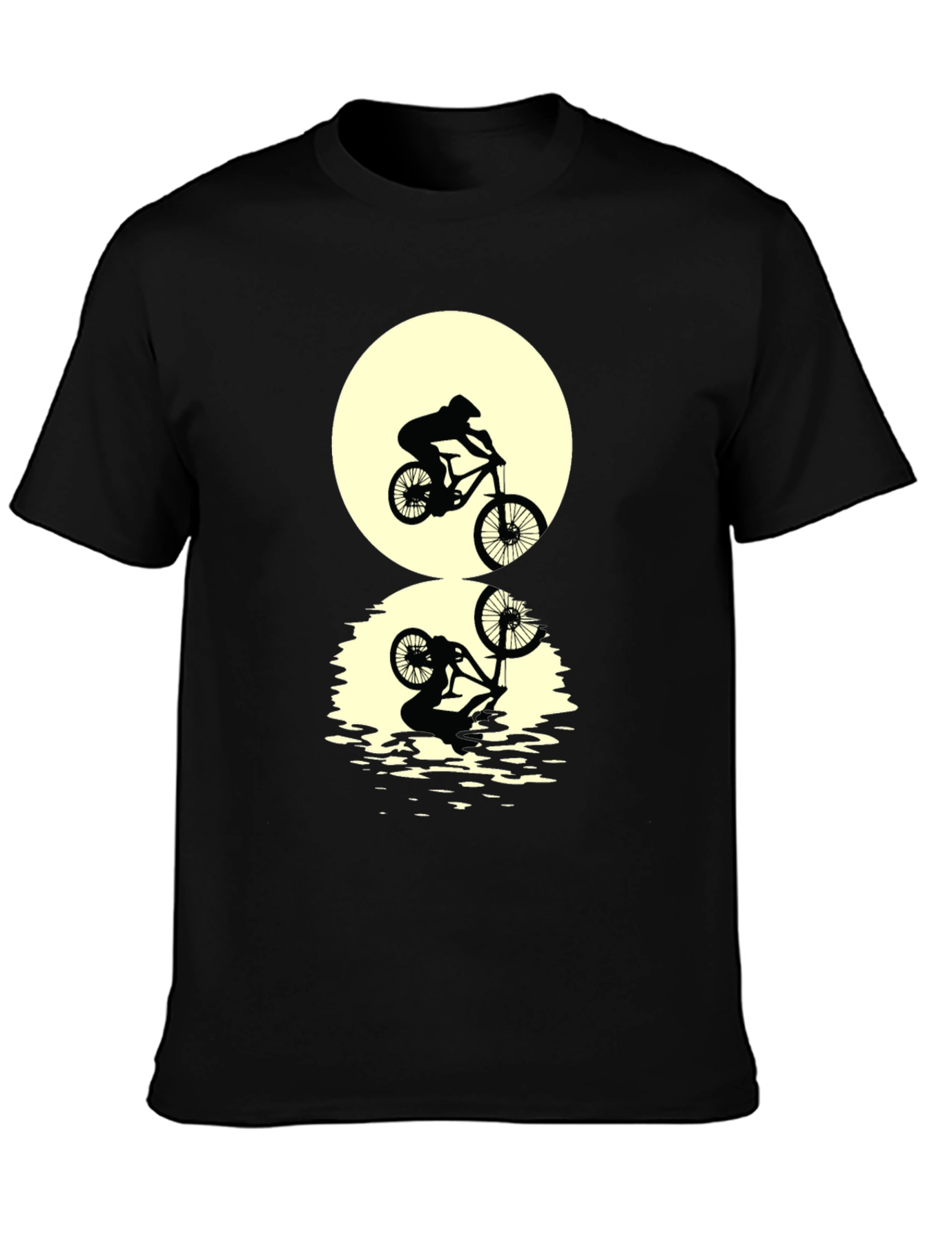 Mountain Bike Silhouette Graphic Tee
