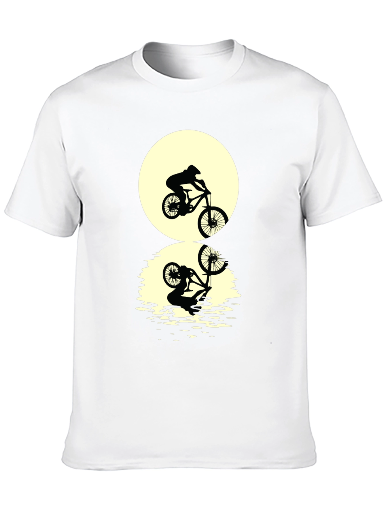 Mountain Bike Silhouette Graphic Tee
