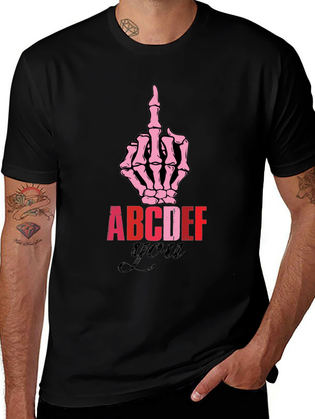 ABCDEF You Graphic Tee