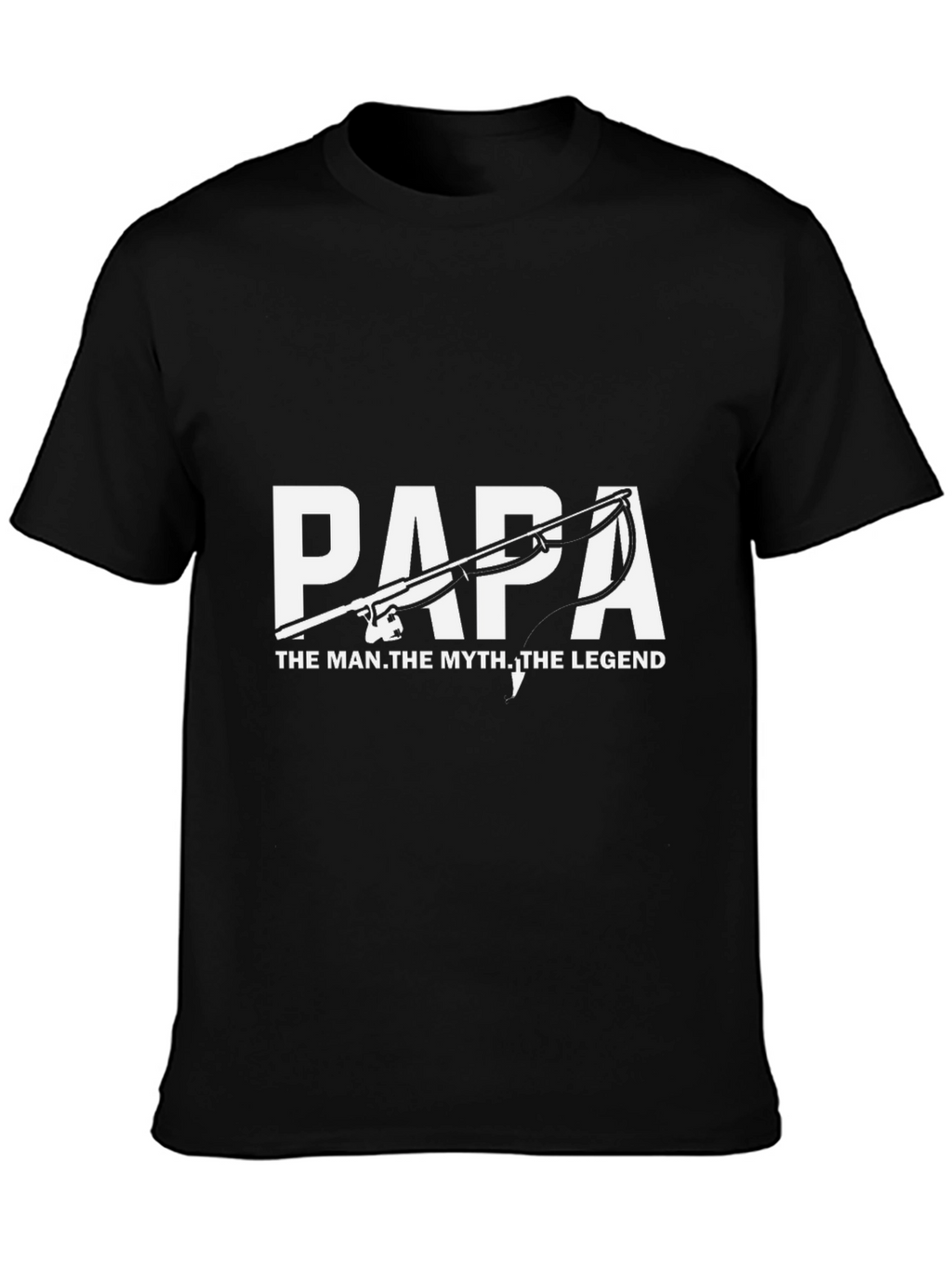 Papa The Man The Myth The Legend Fishing T-Shirt