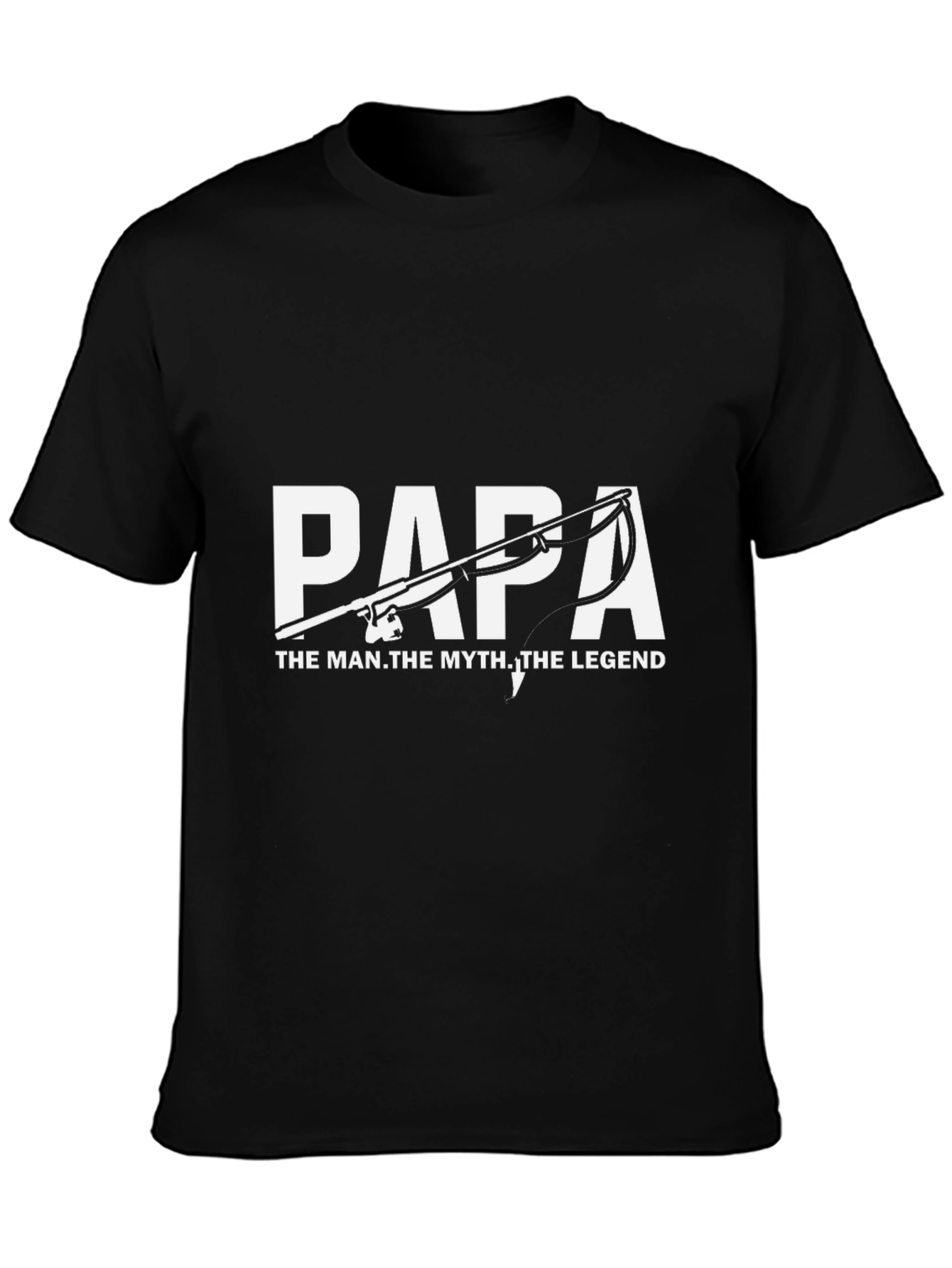 Papa The Man The Myth The Legend Fishing T-Shirt