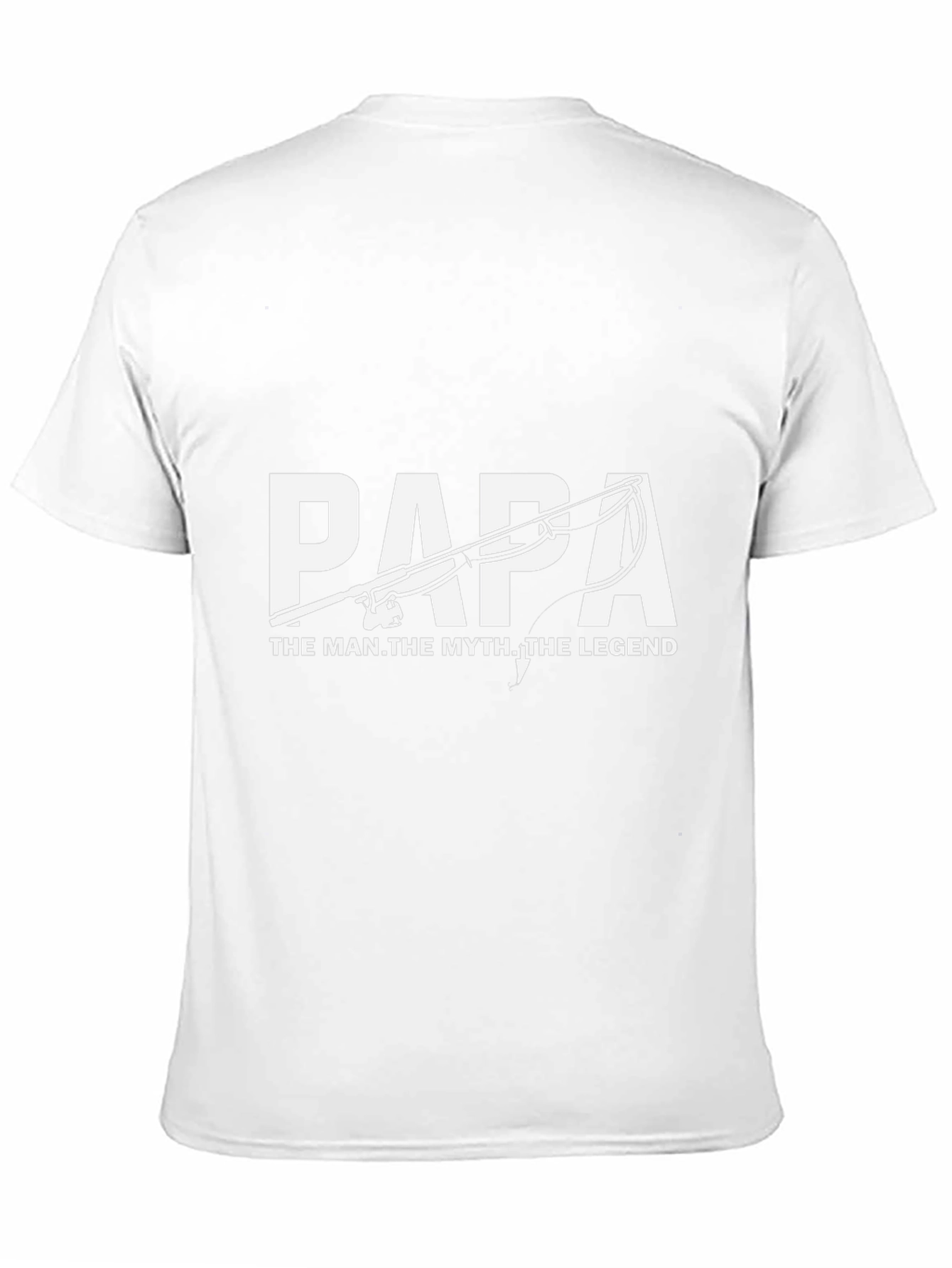 Papa The Man The Myth The Legend Fishing T-Shirt