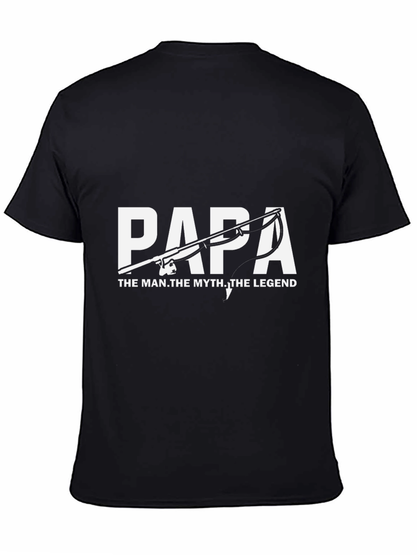 Papa The Man The Myth The Legend Fishing T-Shirt