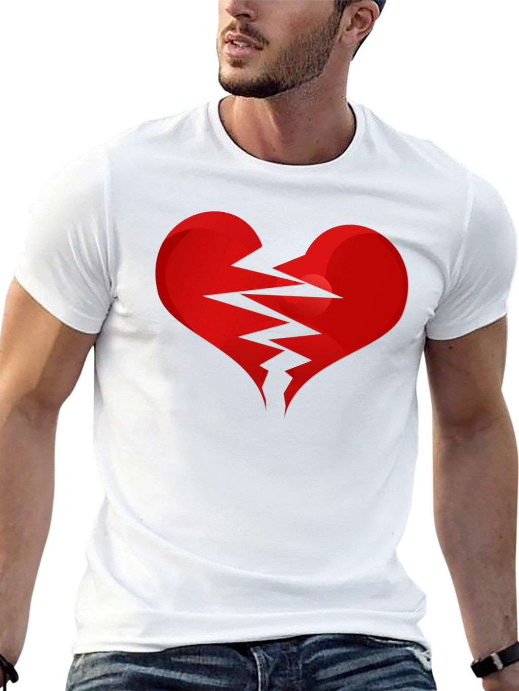 Broken Heart Graphic T-Shirt