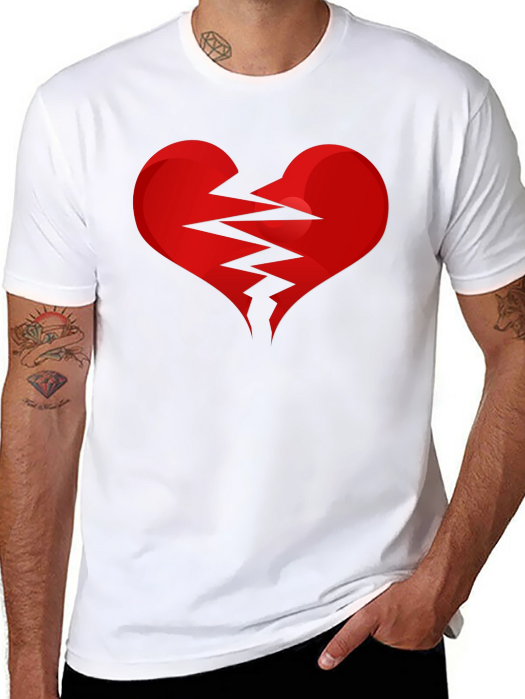 Broken Heart Graphic T-Shirt