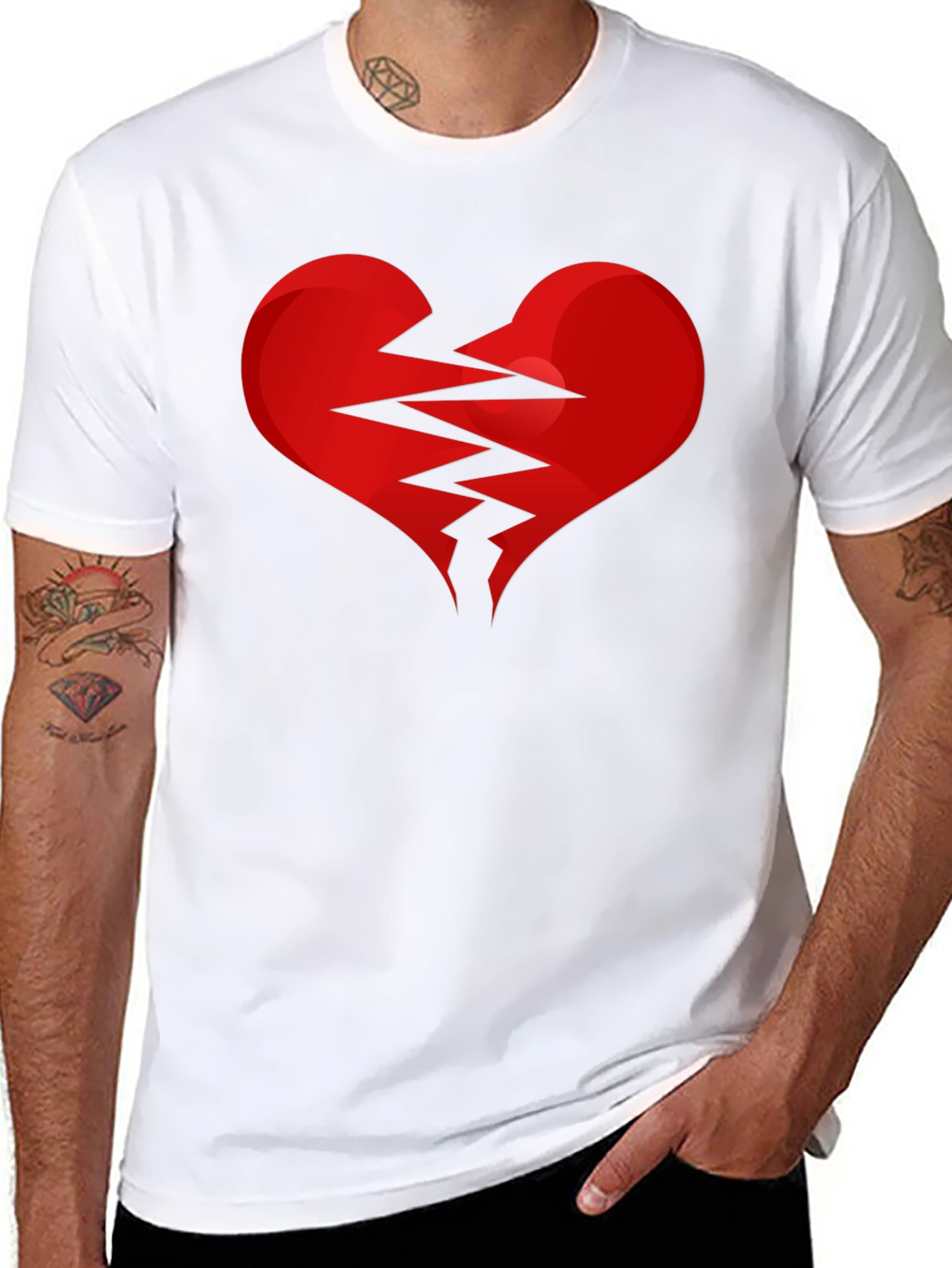 Broken Heart Graphic T-Shirt