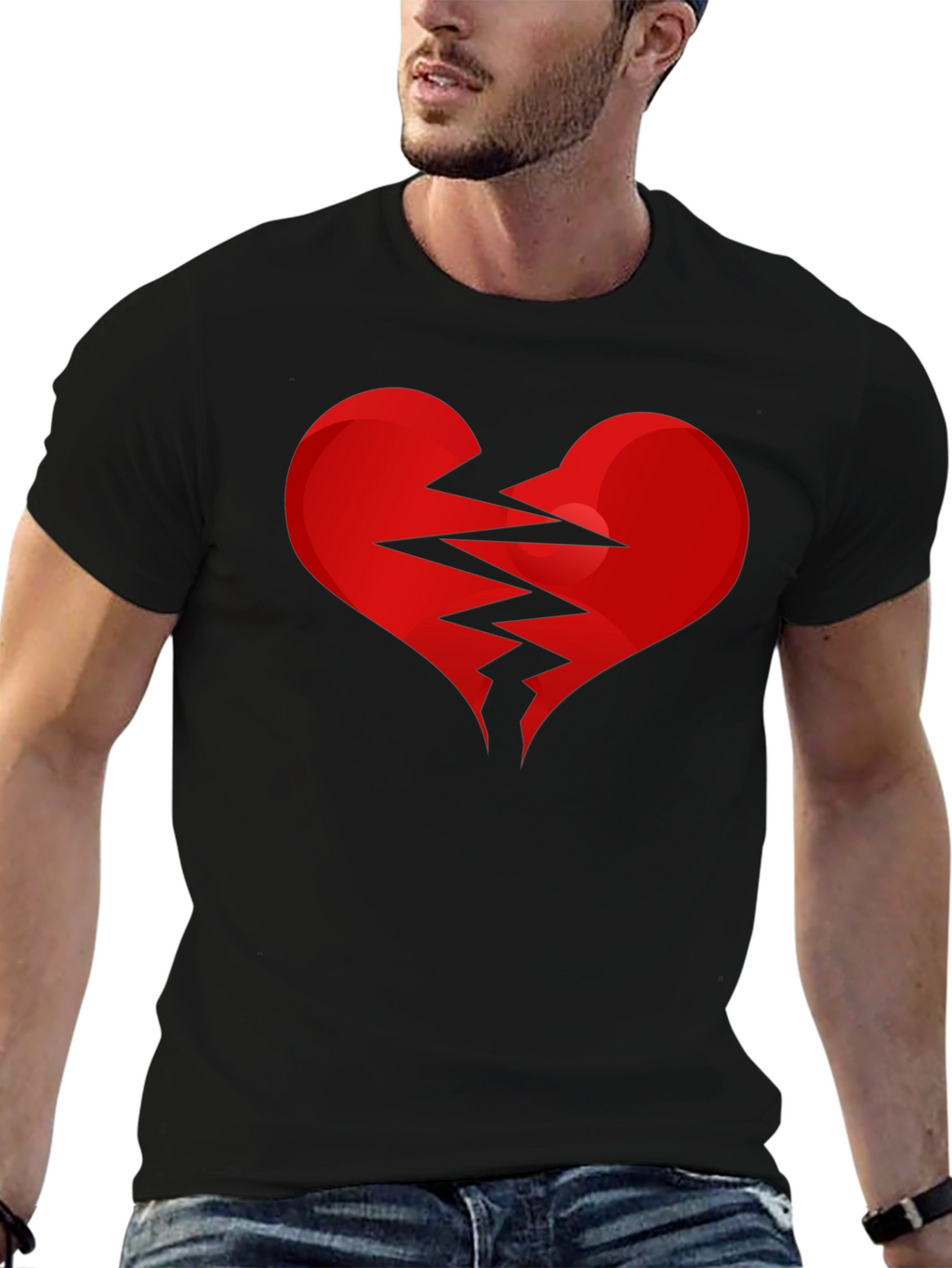 Broken Heart Graphic T-Shirt