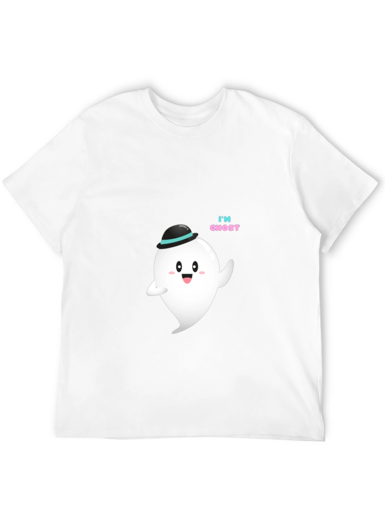 Cute Ghost T-Shirt - Halloween Apparel