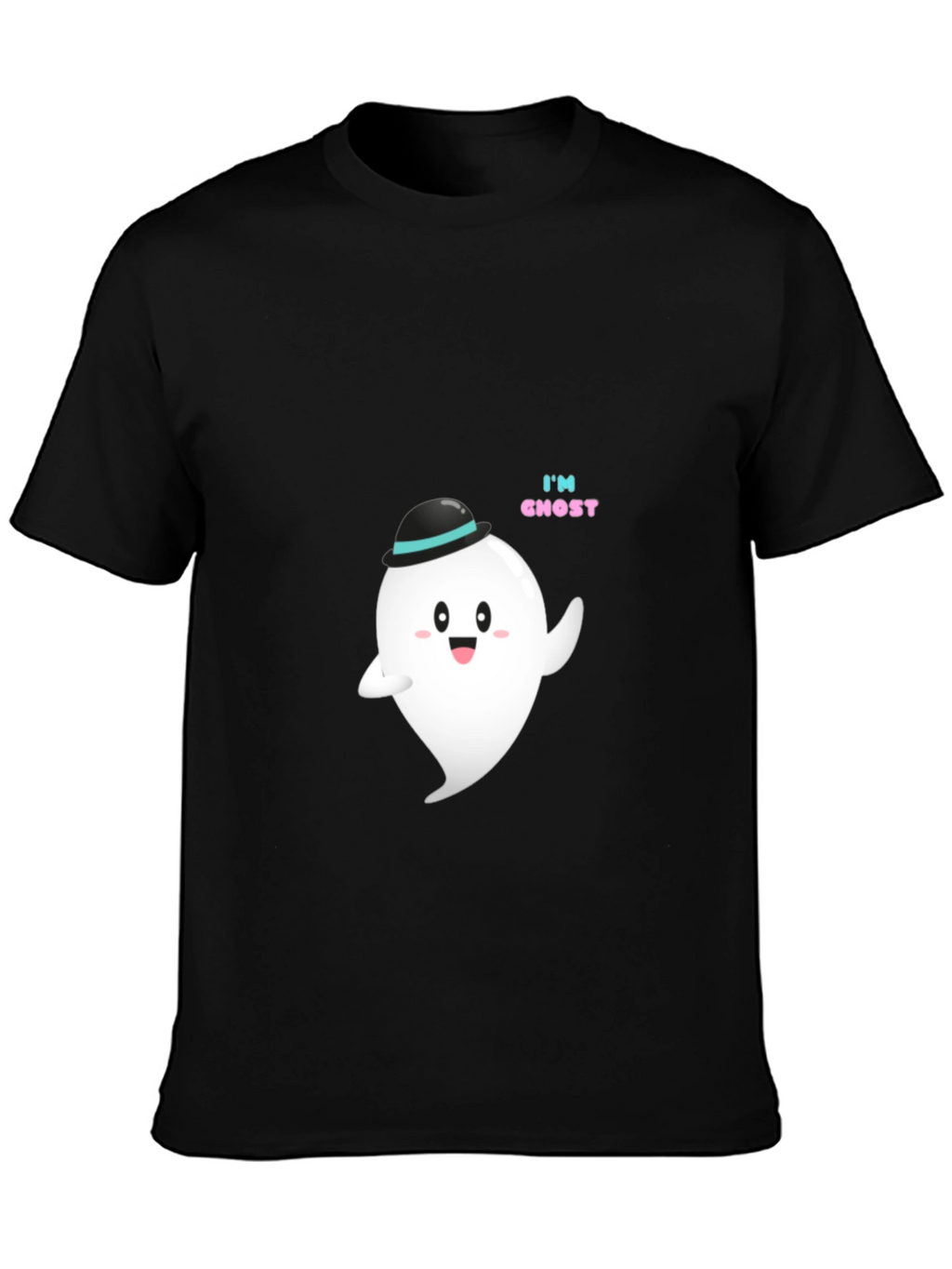 Cute Ghost T-Shirt - Halloween Apparel