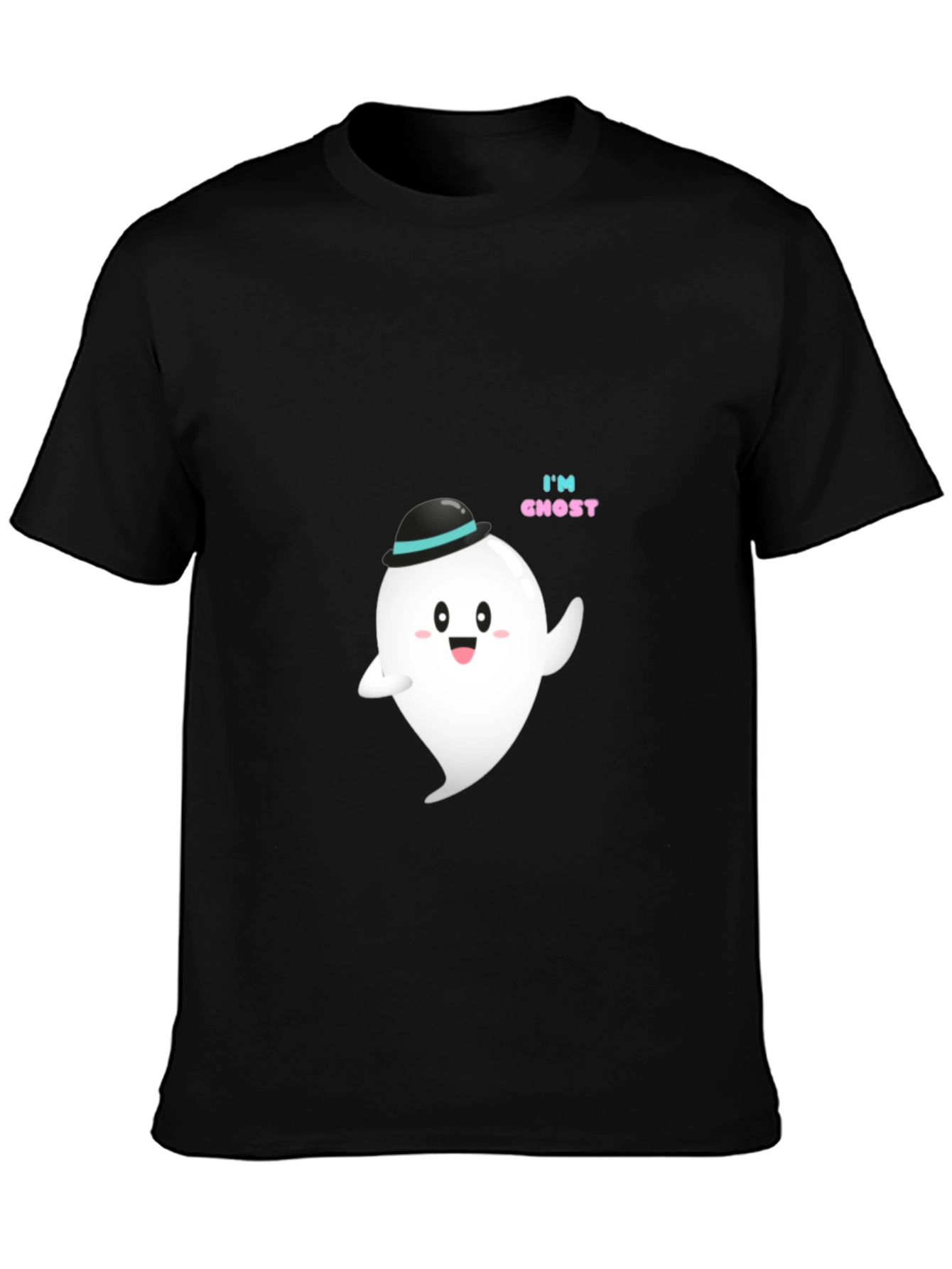 Cute Ghost T-Shirt - Halloween Apparel