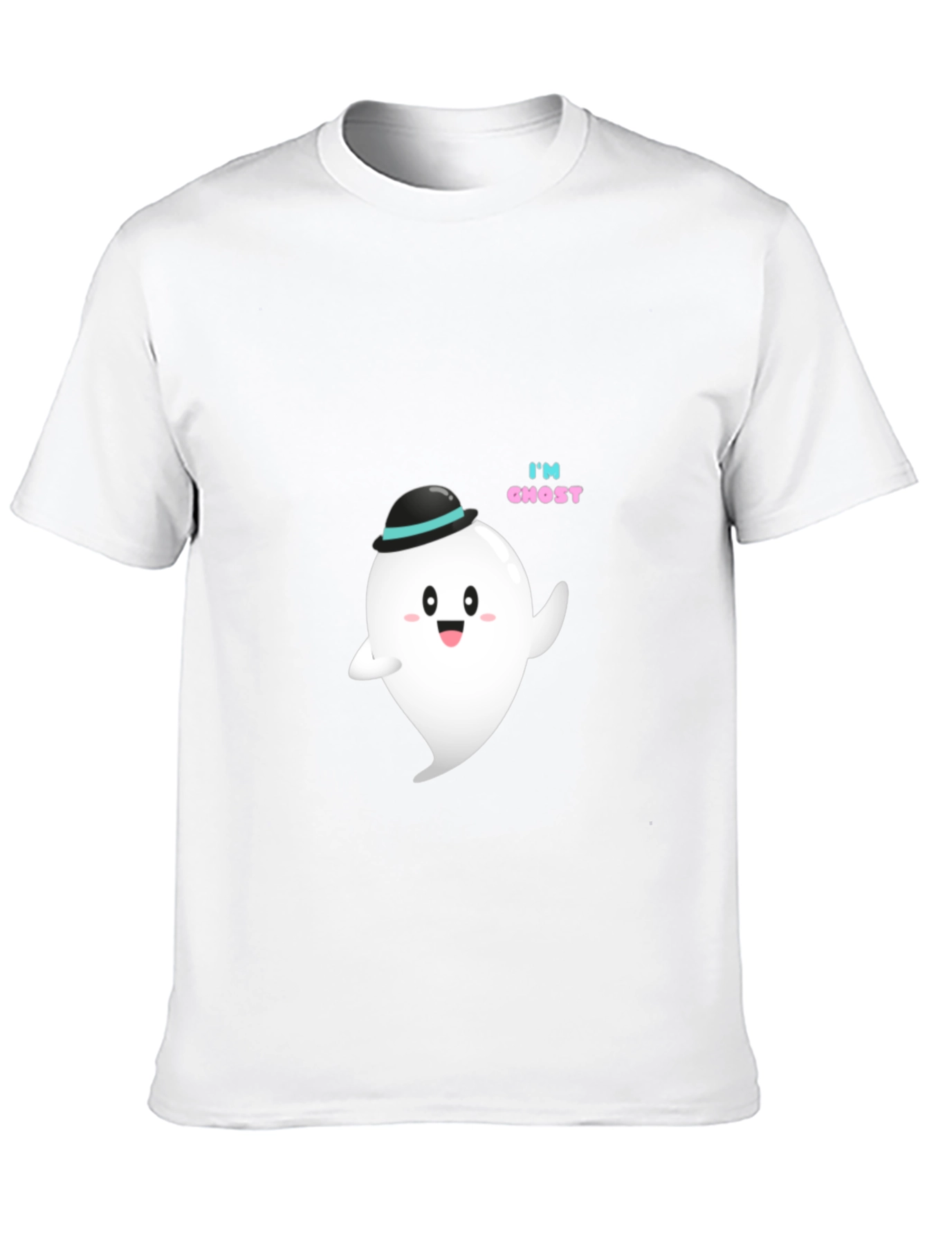 Cute Ghost T-Shirt - Halloween Apparel