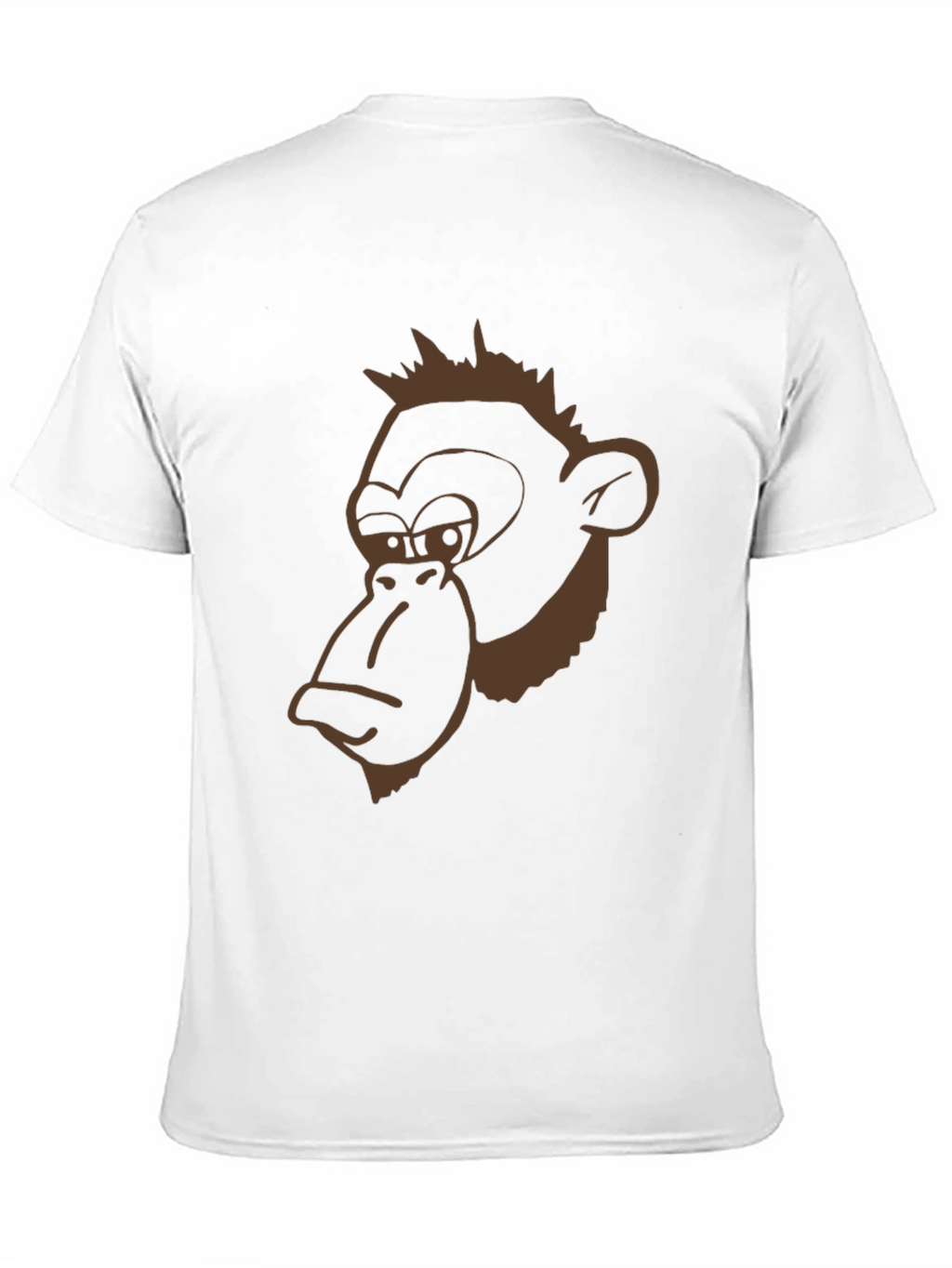 Funny Monkey Graphic Black T-Shirt