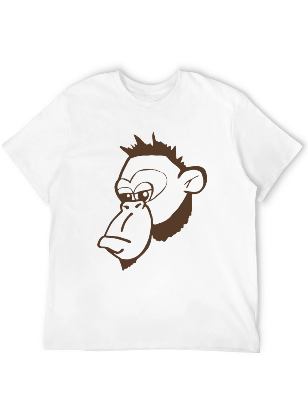 Funny Monkey Graphic Black T-Shirt