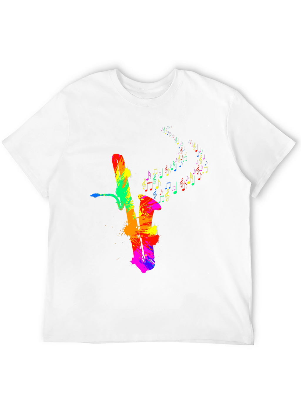 Colorful Saxophone Music T-Shirt